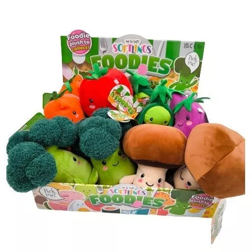 Softlings Foodies minkštas žaislas baklažanas 16 cm