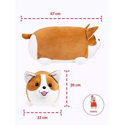 Fancy minkštas žaislas pagalvė šuo korgis Cinamonas 41 cm