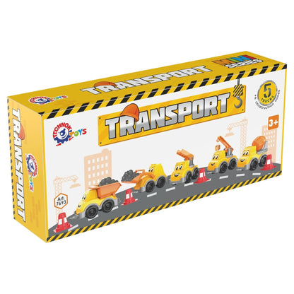 Technok mini transporto priemonių rinkinys 5 vnt