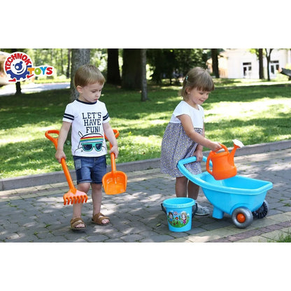 Technok sodininko rinkinys su karučiu 4265