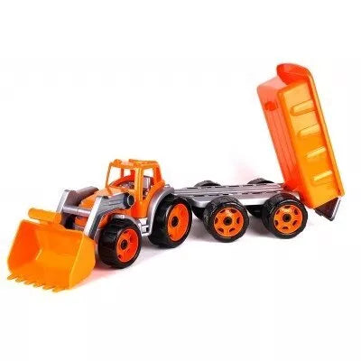 Technok traktorius su priekaba 60 cm