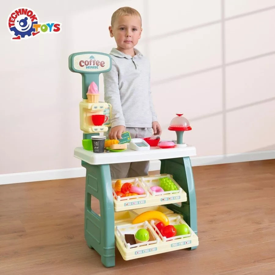 Technok žaislinė kavinės vitrina