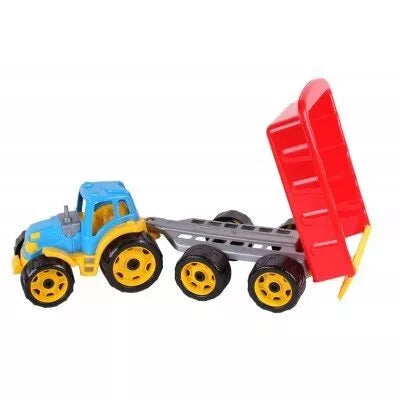 Technok traktorius su priekaba 54 cm